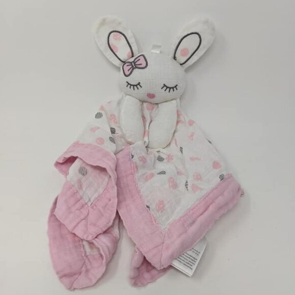 LULUJO Bunny Lovey Baby Security Blanket - Picture 1 of 7